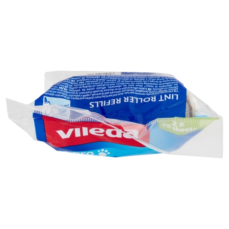 Vileda Pet Pro Lint Roller - Spazzola Adesiva Ricambio 2pz